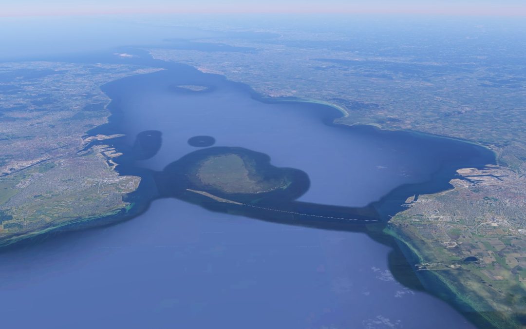 swim oresund crossing kort