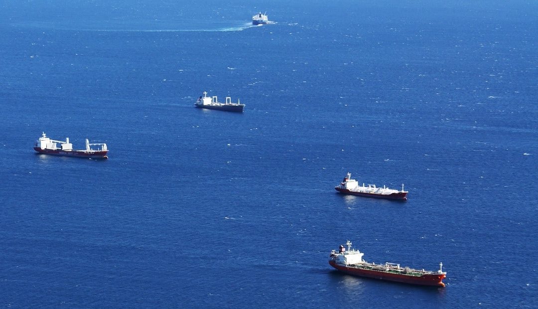 swim oresund ship sailing sea