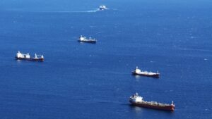 swim oresund ship sailing sea