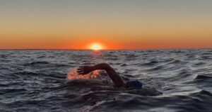 Aryan Dadiala, first Asian to cross Öresund Strait.