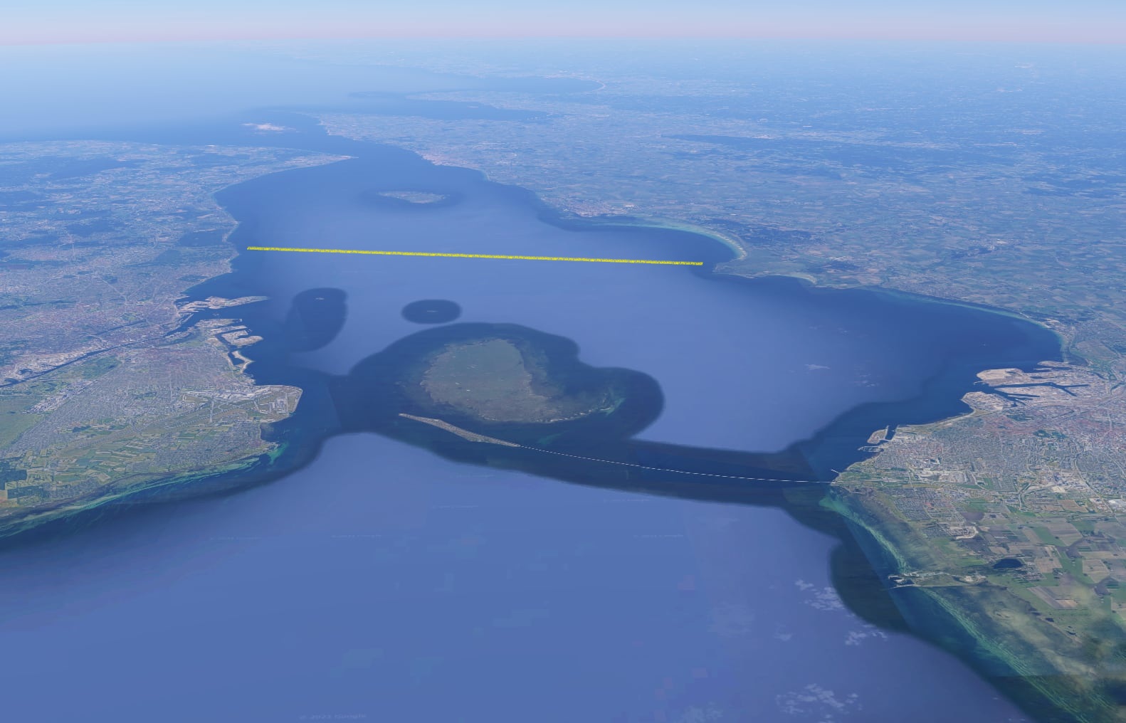 Swimoresund crossing map